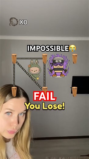 Labubu vs Brainrot Challenge😭IMPOSSIBLE😭#shorts