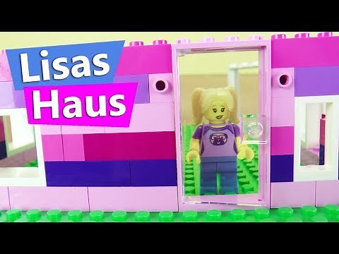 LEGO HAUS selber bauen deutsch | Schönes, pinkes Haus für Lego Figur Lisa DIY Inspiration Kids Club