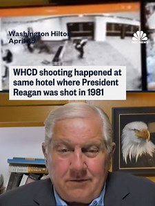 A former Secret Service agent recalls the moment Ronald Reagan was shot in 1981 at the Washington Hilton, the same hotel where shots were fired during the White House Correspondents' Dinner.