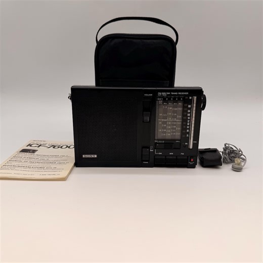 Vintage Sony ICF-7600 radio ondes courtes FM MW SW 7 bandes récepteur Japon/excellent état/années 1970 - Etsy France