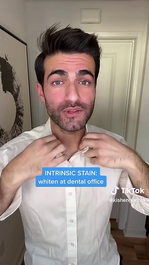 DIY: TEETH WHITENING HACK 🦷!? #dentist #teethwhitening #whitening #lifehack #learnontiktok #hydrogenperoxide #toothpaste #grwm #mensfashion #mensootd #velvet #formaldress #ucla #sensitivity #bakingsoda #danielwellington #cartier #jcrew #bananarepublic