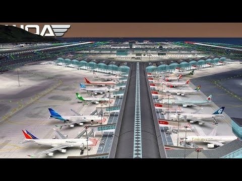Hong Kong Airport INSANE Traffic 😱 | 3 Runways Fully Busy at Noon!