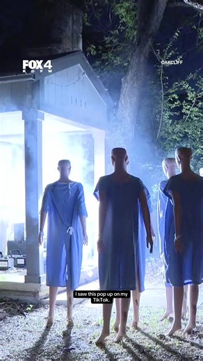 A Dallas artist transformed his yard on Lansford Avenue into a creepy Halloween display. The display features 40 mannequins. Novak’s creation gathered millions of views on social media.
