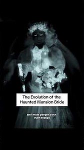 The Evolution of the Haunted Mansion Bride #hauntedmansion #disneyparks #disney
