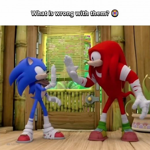 Sonic and Knuckles are INSANE 💀 #sonic #memes