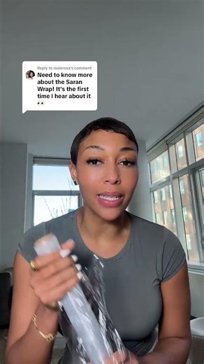 Saran Wrap sauna! Don’t do this every night only for special occasions but I love it