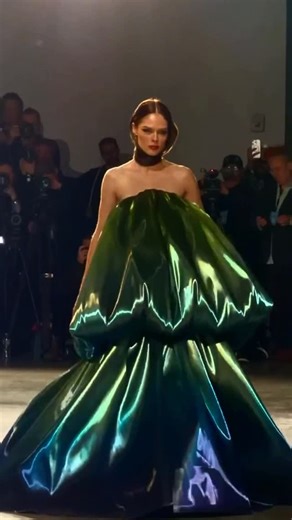 Refinery29 | Project Runway, but make it NYFW — and IRL. Only @csiriano could pull this off. @cocorocha closed his AW26 show at #nyfw in a gown made... | Instagram