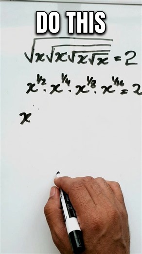 Solve Square Root Equation: An Easy Trick to solve this nested radical problem