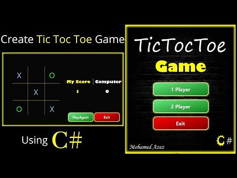 Design Xo Game C# Part1 | تصميم لعبه اكس اوه بلغه السي شارب