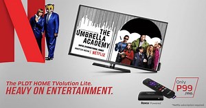 868 reactions · 38 shares | They've got powers, baggage and eight days to save the world. Catch The Umbrella Academy superpowered family on Netflix with PLDT Home TVolution Lite for only P99/month. | PLDT Home | Facebook