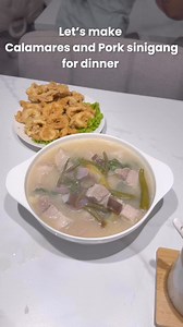 Let’s make calamares and pork sinigang for dinner. #homecooking #cooking #cookingasmr #cookingtiktok #fyp #fypviral #sinigang #calamares | Jonah Mie