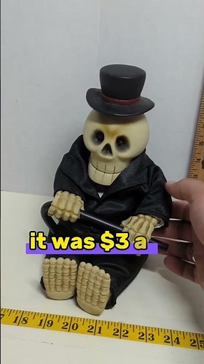 Vintage Halloween Gemmy singing and dancing skeleton. found at Goodwill for $3. #reseller #ebay
