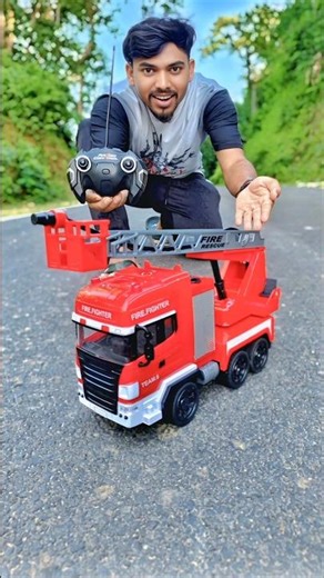 Remote Control Fire Truck Unboxing & Testing 😱🚒