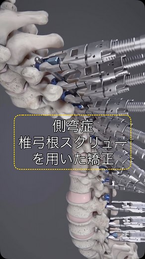 京都大学整形外科 kyoto university orthopaedic surgery | 側弯症に対して、椎弓根スクリューを用いた後方矯正固定を行う事があります。この手術では、椎弓根スクリューを脊椎に挿入し、それにロッドを接続して矯正力を加え、脊柱の変形を修正します。... | Instagram
