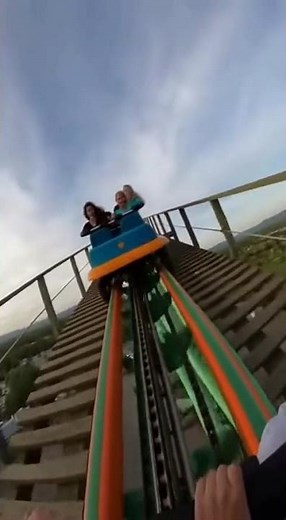 Insane Roller Coaster POV - This Drop is Terrifying! 😱 #shorts