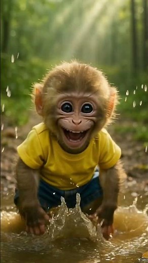 Cutest Monkey Splash Party Ever!