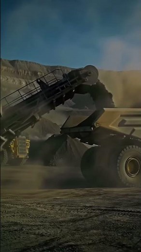 Massive Mining Trucks in Action: Watch a Giant Haul Truck Get Loaded! 🚛