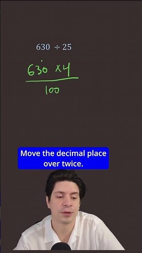 Divide by 25 FAST with this EASY trick!