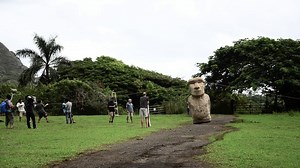 Researchers testing 'Walking Moai' theory