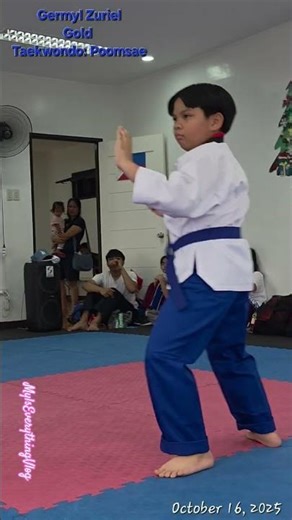#Taekwondo #Poomsae Gold CSES Germyl Zuriel Biag #Congratulations