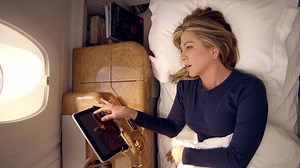 Watch Jennifer Aniston’s dream flight on our A380. http://po.st/D5Qp3O | Emirates