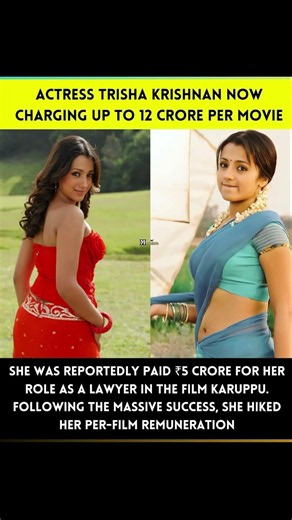 Trisha Krishnan Hikes Her Salary to ₹12 CRORES?! 💰😱 | Huge Remuneration Jump!