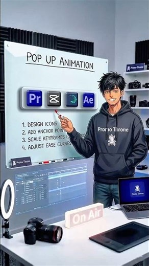 Pop up Animation Tutorial 🔥 || DAY - 005 #shorts