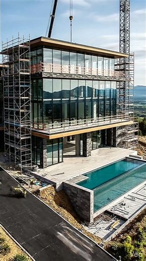 Watch this epic jungle hillside mansion transformr🌴🏡💧#LuxuryVilla #DreamHouse #AITransformation