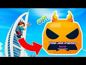 Climbing MAX LEVEL Burj Al Arab & Season 5 Pass in Climb And Jump Tower! (Dubai Burj Al Arab Update)