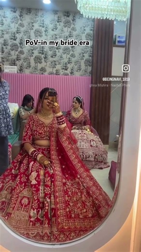 In my bride era #bride #weddingday #trendingreels_#bridalmakeup