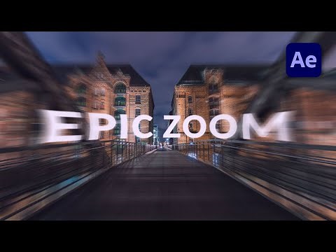 How to create an Epic Zoom in After Effects - TUTORIAL