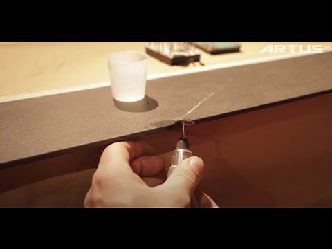 Keramik Tischplatte reparieren