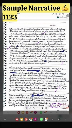 Best Narrative Writing ! ✍️ #sample #narrative #1123