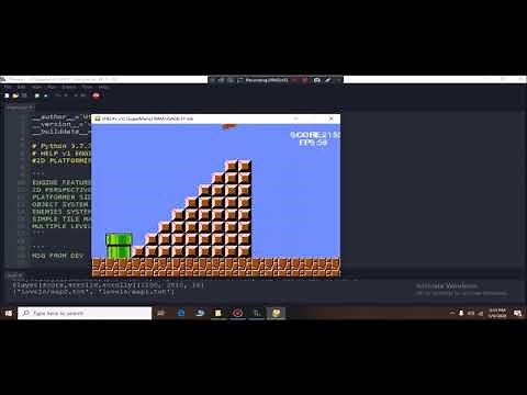 [PYTHON] [PYGAME] Super Mario Clone! (beginner)