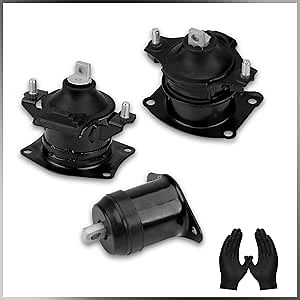 Engine Motor Mount Front Right Rear Motor Mount Kit Compatible with 2003-2007 Honda Accord 3.0L V6/AUTO CVT Motor & Trans Mount Set A4517 A4527 A4526HY-3PCS