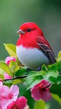 "The Most Breathtaking Red Birds – Nature’s Fiery Feathers in 4K!"