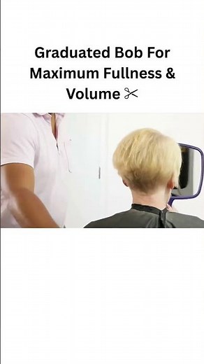 How To Cut a Graduated Bob for Fullness & Volume | Step-by-Step Thickening Haircut