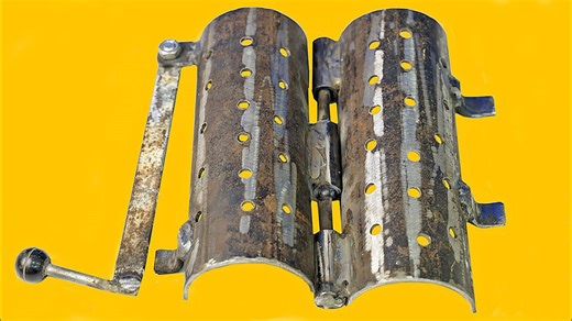 Homemade fuel briquettes - do it yourself with this self-made press