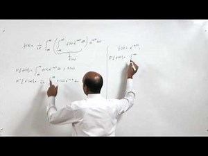 Lecture 55-Fourier transforms