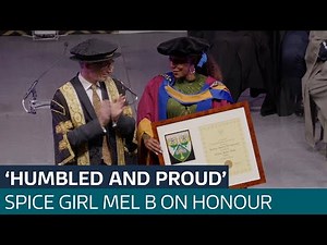 Mel B awarded honorary doctorate for domestic abuse campaigning | ITV News