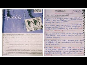 Notes of Ch 3 EQUALITY Class 11th Political Science