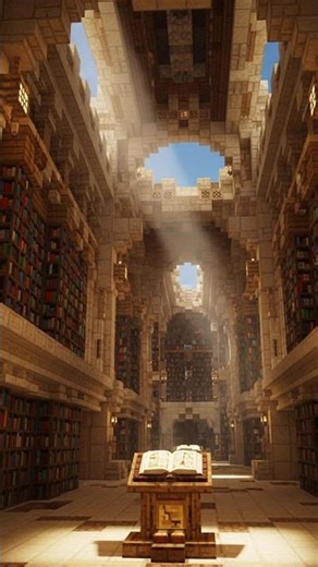 This Minecraft Ancient Library Redesign in Desert Temple Changed EVERYTHING – Minecraft Sprint #Sho