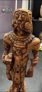 Columbian Mayan or Aztec Clay figurine made of Terracotta #maya #Terracotta #aztec #clay #figurines