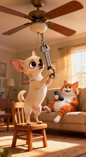 1.5K views · 43 reactions | “Bella Flies Off the Ceiling Fan?!  | A...