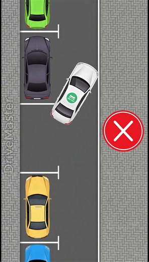 🚫 This Parking Mistake Will Cost You | Don’t Block the Space #driving #dmv #tips #shorts #youtube