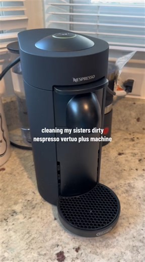 What happens when you finally clean your Nespresso machine