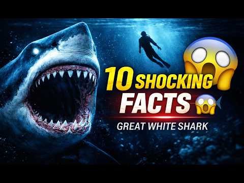 10 Great White Shark Facts That Will Shock You 😳🦈