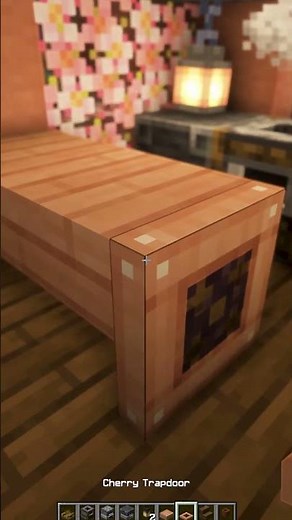 How to Build a Cherry's Small Kitchen | Minecraft Tutorial 💨