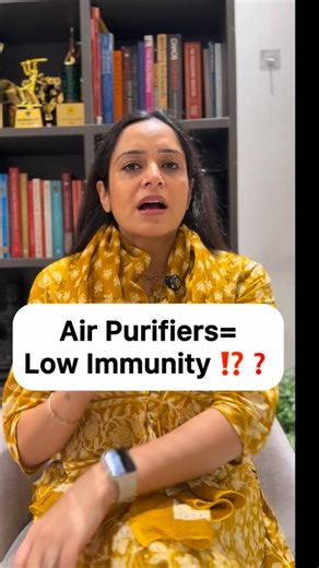Air purifiers DO NOT weaken your child’s immunity. Pollution does. 🌫️ Clean air is a basic need — not a luxury. If your baby sleeps 8–10 hours in the room, let them breathe cleaner air during that time. 🌬️✨ AirPurifierMyth #AirQualityMatters #IndoorAirQuality #Poor AQI #ProtectTinylungs | Nimisha Gaurav Sharma