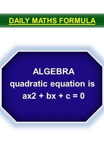 daily maths formula 40